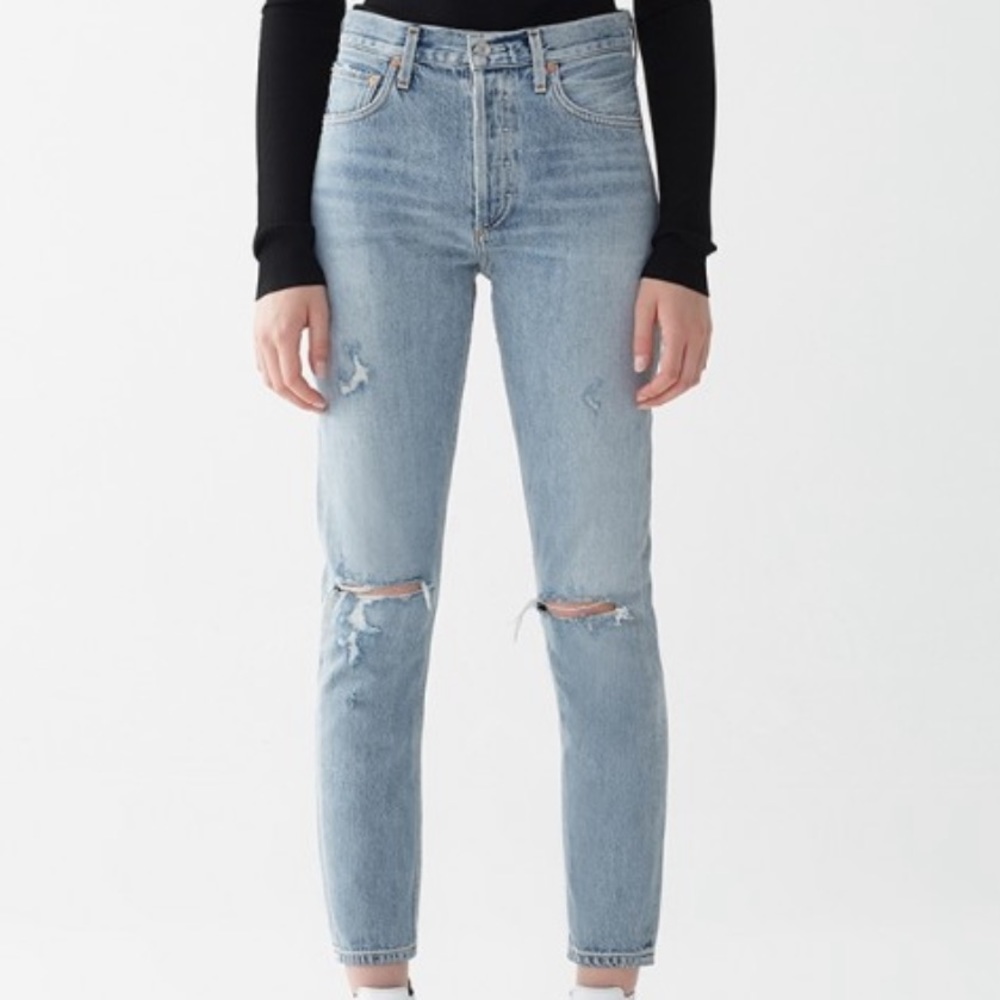 NWOT AGolde Jamie High Rise Classic Mom Jean 31